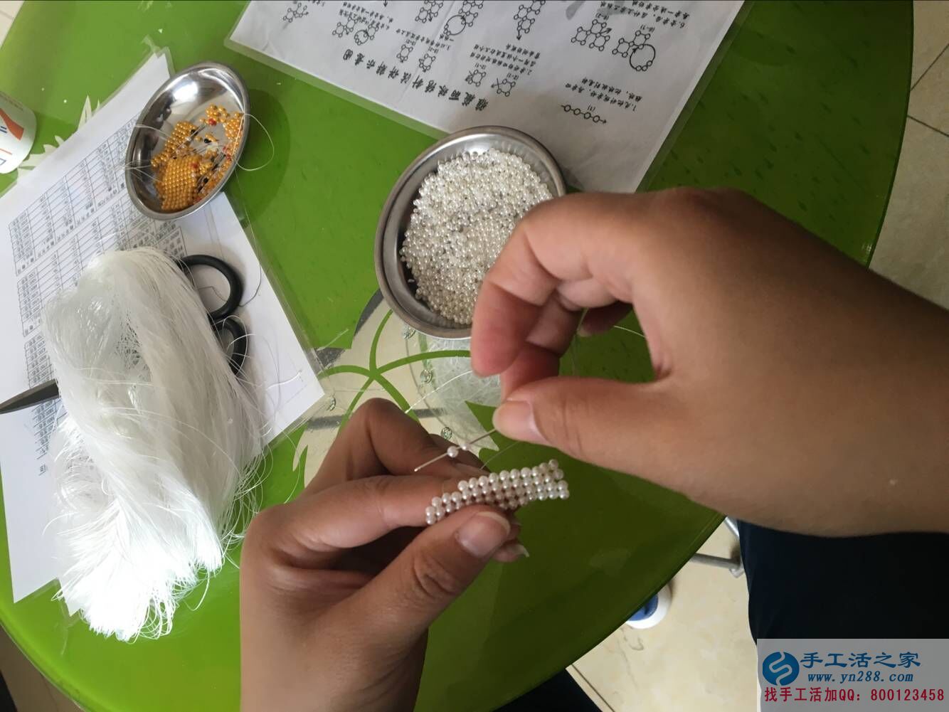 河南濮阳手工爱好者王女士找到正规手工活外发加工