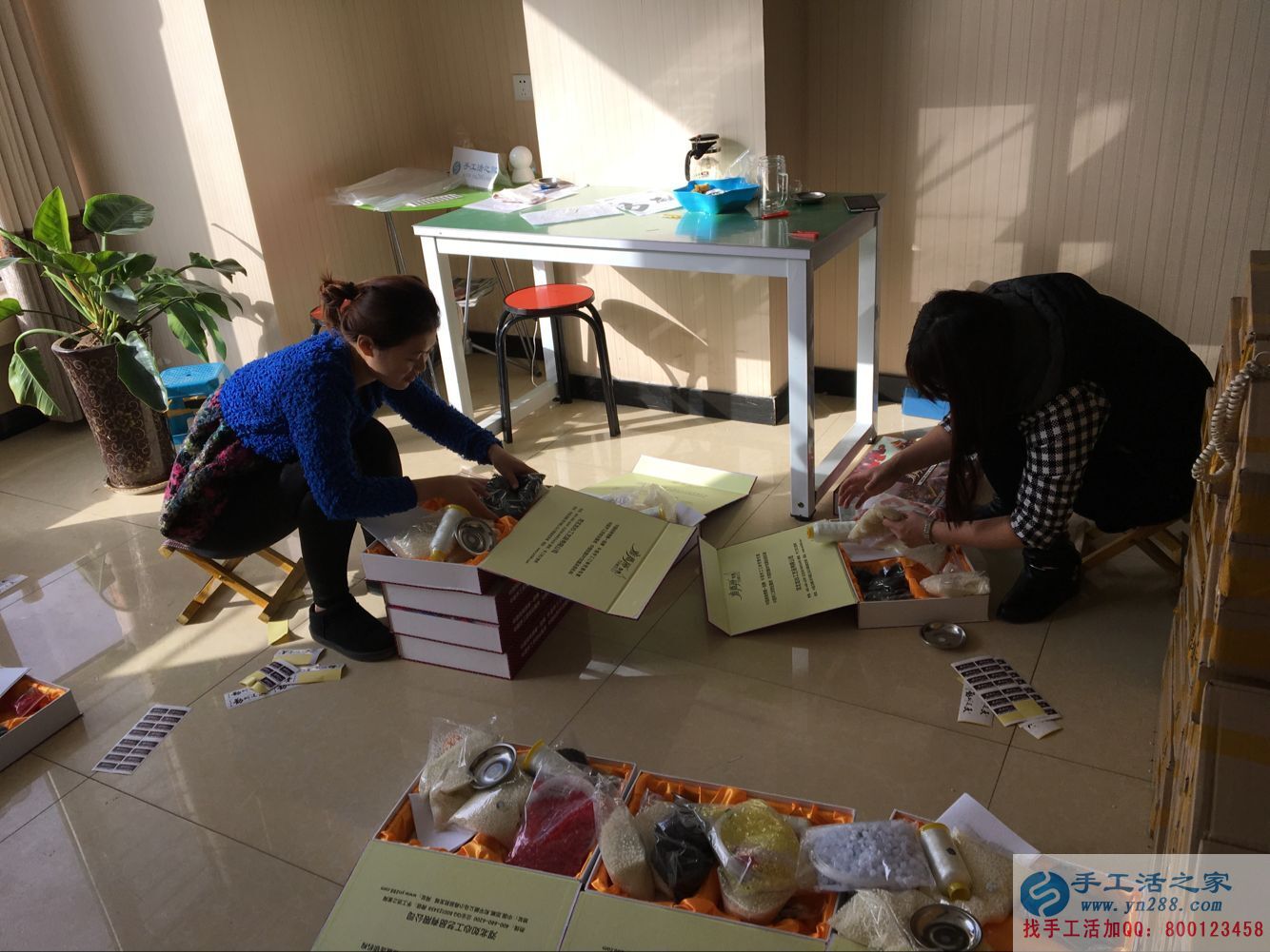 江苏连云港张女士做手工活家庭妇女在家赚钱的