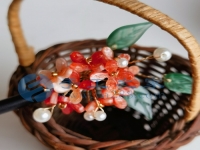 5月21日，在家里就能赚钱的工作，带回家做的手工，手工之家的品牌是大家的品牌，图为励志珠珠绣串珠手工产品剪影
