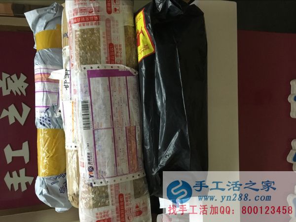 今天收到的来自各地的成品
