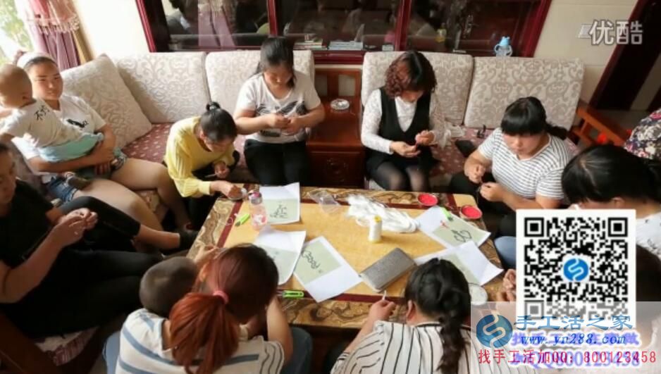全职太太一边做家务一边赚钱的方法——手工活之家串珠绣