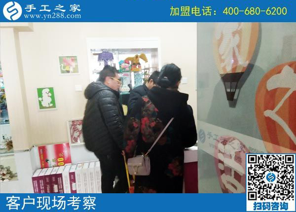 2月27日，想在家做手工加工挣钱，做这个没有押金的手工活最好！手工之家接待考察加工客户剪影