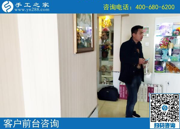 3月29日，找正规没有用押金的手工活要注意什么？手工之家接待考察加工客户剪影