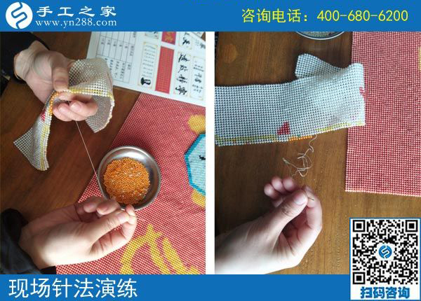 3月30日，这个可以寄到家做的手工活好不好做？手工之家接待考察加工客户剪影