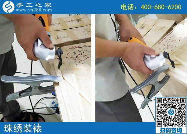 8月4日，如何保证加工的手工顺利回收？正规企业这样做，手工之家接待考察加工客户剪影