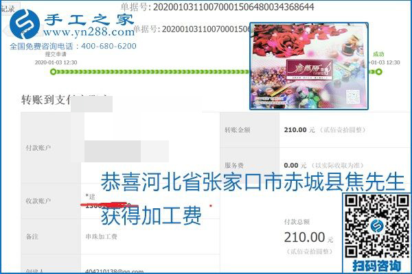 你、我、她，都能做，都能挣钱，这个手工活加盟项目是首选