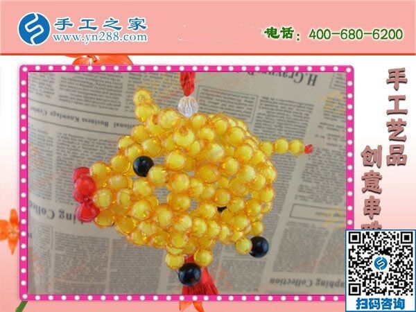 残疾人也可以做的工作，就是手工之家珠绣手工活(图1)