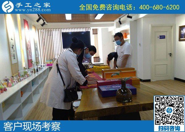 4月14日，正规手工活代理加工项目，就选验收标准明确、结算加工费有保障的正规外发手工活，手工之家接待考察合作加工客户剪影