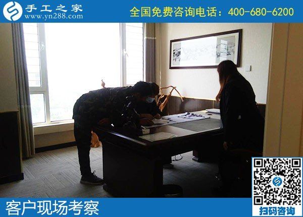 4月25日，拿回家做的手工活，手工活加工代理，就选简单好做的励志珠珠绣，手工之家接待考察加工客户剪影