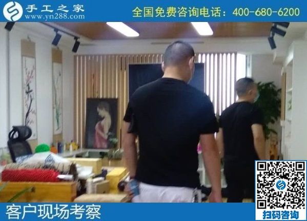 8月6日，拿回家做的手工活，大家说这个正规供料的手工活能挣钱，手工之家接待考察合作加工客户剪影