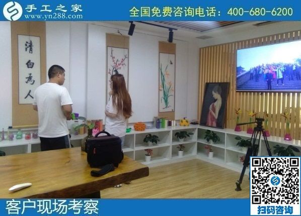 8月11日，可以带回家的手工活外发加工项目，你我他都能做，手工之家接待考察加工客户剪影