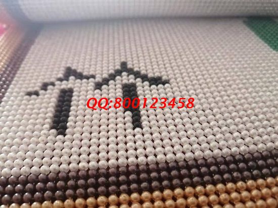 1月5日，可以寄到家做的手工活，做手工活挣钱，手工之家验收和加工费结算制度很成熟，图为励志珠珠绣成品细节实拍