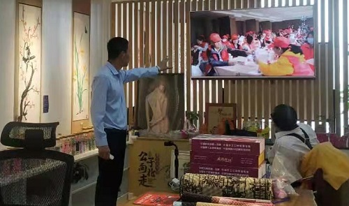 用手工实现人生价值--------热烈欢迎北京市残疾人代表团莅临手工之家参观考察