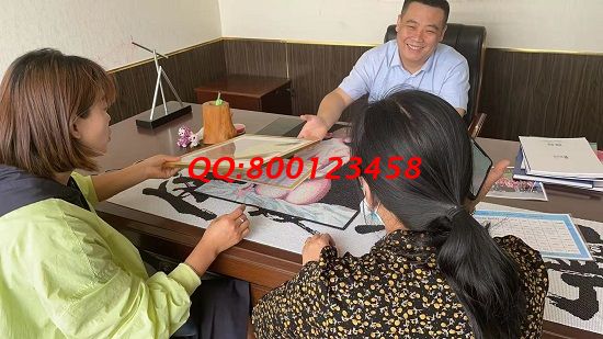 5月25日，找拿回家做的手工活挣钱，找正规手工活外发加工企业，就选励志珠珠绣，手工之家接待考察合作加工客户