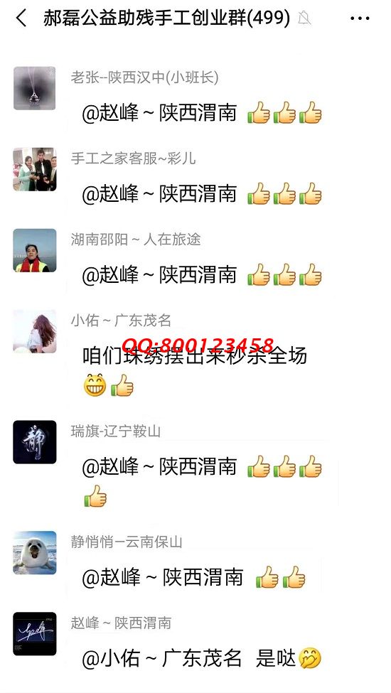 谢谢你给的赞！------记手工之家手工交流沟通群日常交流