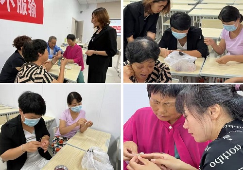 服务到家，只为更好 --- ---记手工之家励志珠珠绣技能培训全国巡讲·河间站