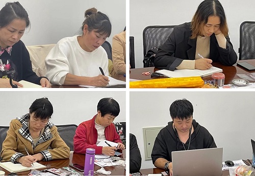 做大家的坚强后盾------- 记手工之家对各级代理加工人员进行多项技术培训