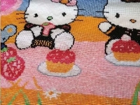 4月16日，做手工活挣钱，手工活外发加工项目就业创业，与手工之家这样敬业认真的企业合作更放心，图为励志珠珠绣手工产品细节剪影