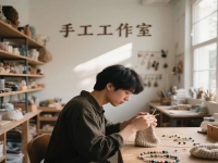 在家挣钱，男士创业做纯手工工作室收入很好，与女士诸多不同