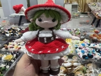 10月21日，拿回家的手工创业项目，手工兼职可带回家，小成本创业开纯手工工作室，与手工之家合作，产品多、选择多、挣钱多，图为钩织纯手工玩偶产品剪影