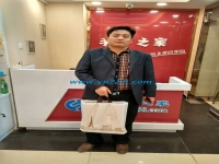 山东滕州狄先生来手工活之家总部考察项目，欲加盟代理赚大钱