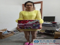 浙江温岭项女士加工珠绣字画业余时间兼职做手工活赚钱