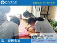 在家赚钱的手工活，四川达州市向女士选择手工活之家纯珠绣