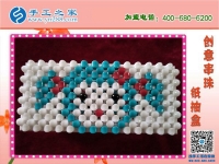 立体串珠纸抽盒不同角度实拍 让您更详细了解 近距离观看纯美手工