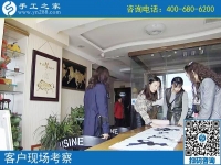 4月5日，找手工活、找正规手工活外发加工厂家的手工活，就来这里，手工之家接待考察加工客户剪影