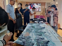 共同致力于发展珠绣手工就业创业好项目-------欢迎天津蓟州区领导一行到手工之家参观考察