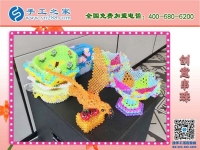 外发串珠子手工活是自由的活儿，只要空闲就可以加工挣钱